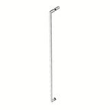 Kabina prysznicowa SAT Walk-In Xmotion 140x100 cm z drzwiami przesuwnymi, przezroczystym szkłem i błyszczącym chromem.