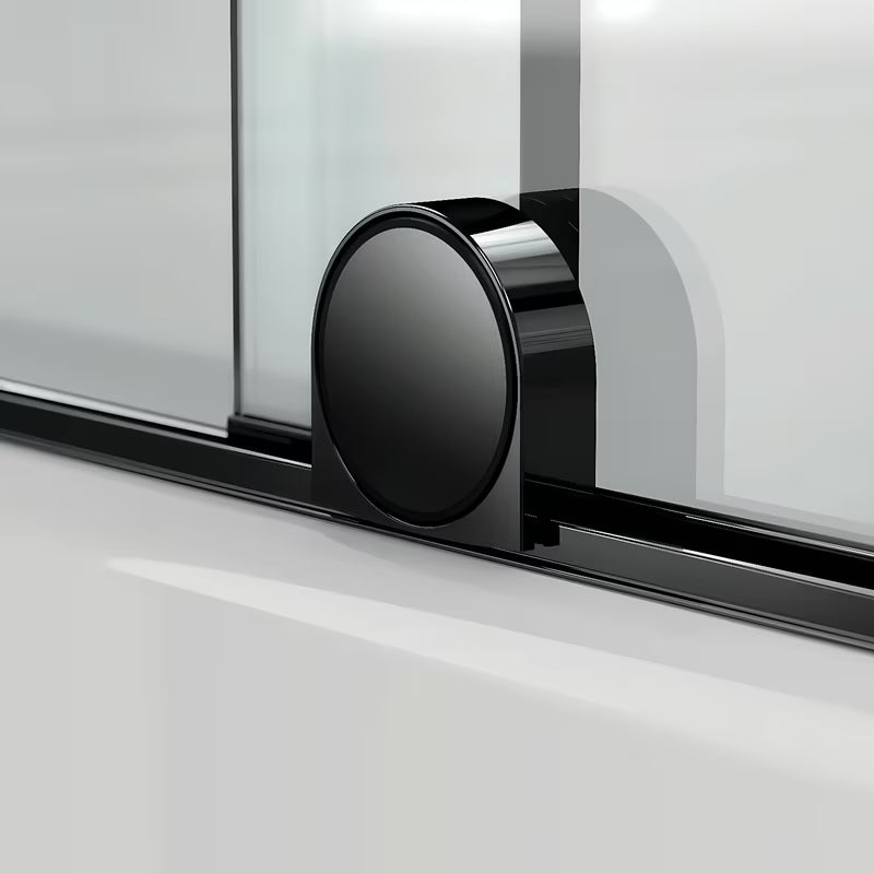 Parawan nawannowy SAT Walk-In Xmotion 150 cm z przezroczystym szkłem i białymi profilami