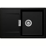 Granitowy zlewozmywak  Schock Mono D100 z ociekaczem w kolorze magma pro montaż na blat roboczy