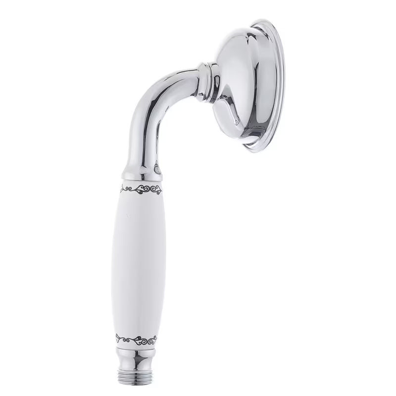 Słuchawka prysznicowa SIKO Provence w stylu retro, metalowe wykonanie, 1 funkcja, średnica 7,3 cm.