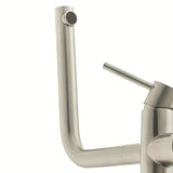 Nierdzewna bateria zlewozmywakowa SIKO Steel z obrotowym ramieniem w matowym wykończeniu supersteel