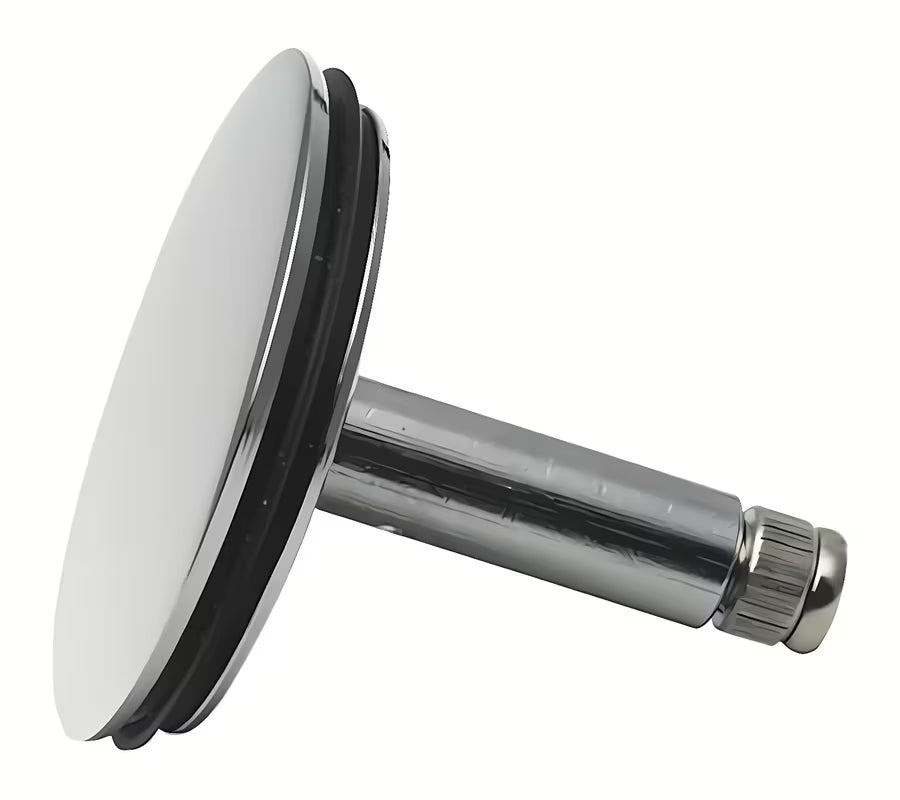 Zapasowy chromowany korek Silfra do automatu wannowego Seicr o średnicy 42 mm.