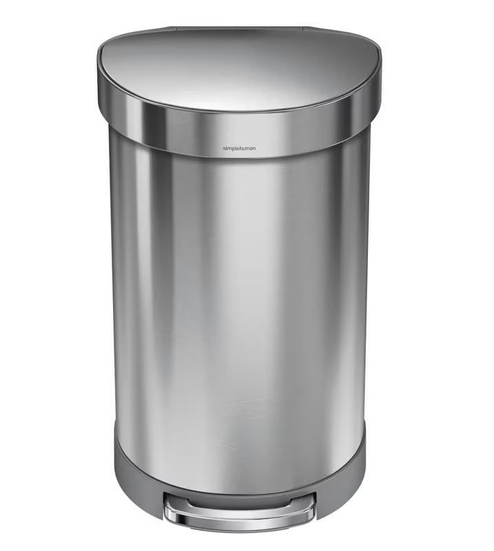 Kosz na Śmieci Simplehuman Pedal bin ze szczotkowanej stali nierdzewnej z otwieraniem pedałowym