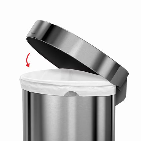 Kosz na Śmieci Simplehuman Pedal bin ze szczotkowanej stali nierdzewnej z otwieraniem pedałowym