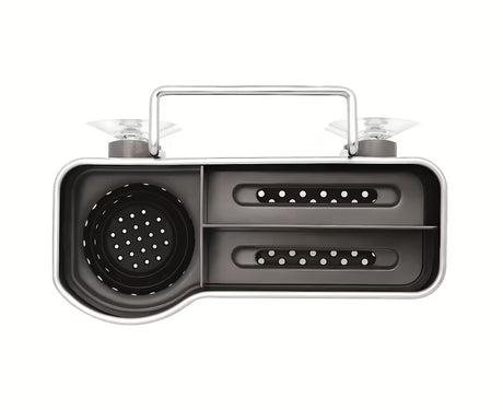 Uchwyt na gąbkę Simplehuman Sink caddies ze szczotkowanej stali nierdzewnej z uchwytem i przyssawkami