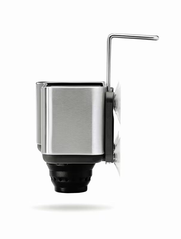 Uchwyt na gąbkę Simplehuman Sink caddies ze szczotkowanej stali nierdzewnej z uchwytem i przyssawkami