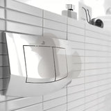 Biały dwudzielny przycisk spłukujący Tece Ambia pro MISKA wc pro, spłukiwanie dwudzielne