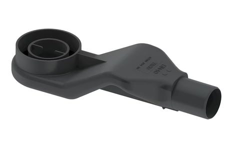 Ultra-niski syfon Tece Drainline z odpływem bocznym DN 40 i wyjmowanym syfonem.