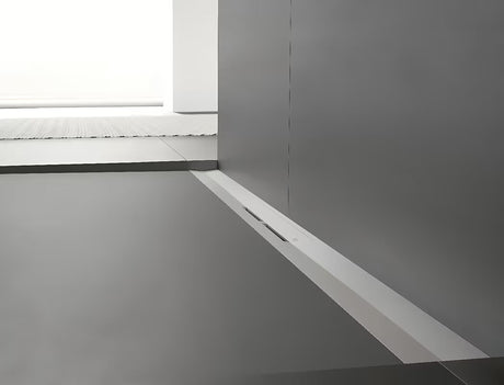 Odpływ liniowy Tece Tecedrainprofile 80 cm w wykończeniu Supersteel ze stali nierdzewnej