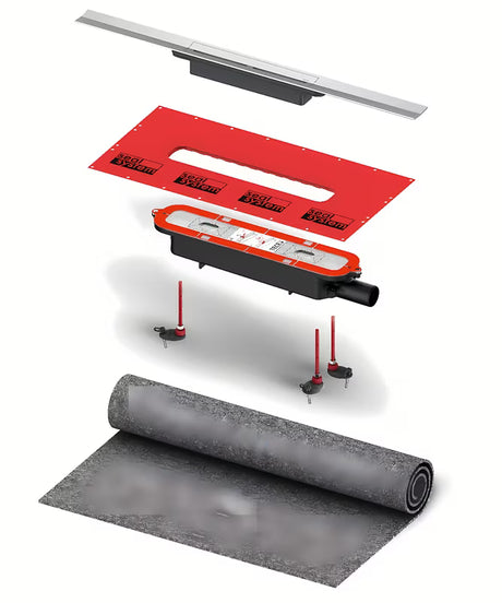 Odpływ liniowy Tece Tecedrainprofile 90 cm ze stali nierdzewnej w wykończeniu supersteel