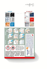 Biały ścienna półka tesa Baboo bez wiercenia z technologią klejenia tesa Powerstrips Waterproof