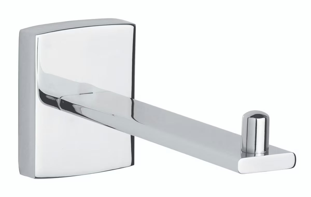 Chromowany uchwyt na papier toaletowy tesa Klaam z montażem bez wiercenia w technologii Power.Kit.