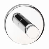 Chromowany haczyk Tesa powerbutton pro montaż bez wiercenia na płytkach i innych gładkich powierzchniach.