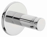 Chromowany haczyk Tesa powerbutton pro montaż bez wiercenia na gładkich powierzchniach, do łazienki i kuchni.
