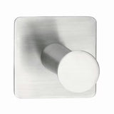 Haczyk Tesa powerbutton Classic ze szczotkowanej stali nierdzewnej pro z montażem bez wiercenia.