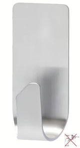 Wodoodporny nierdzewny haczyk Tesa Powerstrips pro do wieszania ręczników i akcesoriów bez wiercenia.