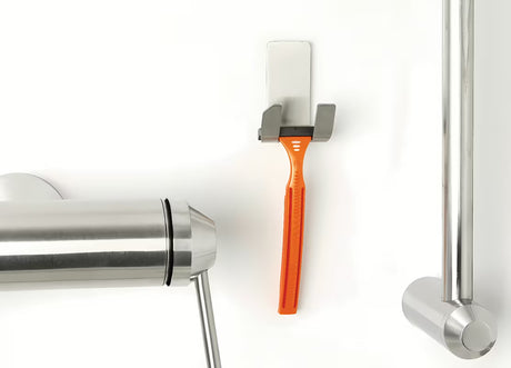 Wodoodporny nierdzewny wieszak 2 hakowy tesa Powerstrips Waterproof pro do zawieszania akcesoriów pod prysznicem