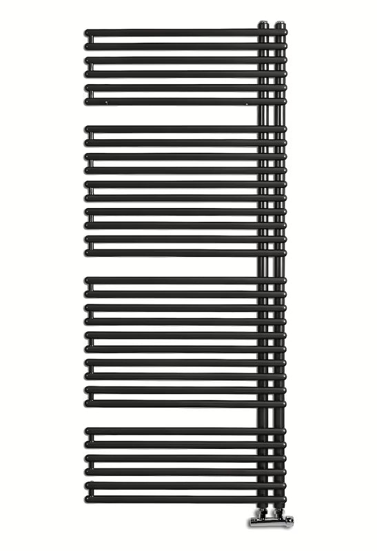 Kombinowany łazienkowy grzejnik łazienkowy Thermal Trend Henrik w kolorze antracytowym, 145x60 cm.