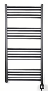 Elektryczny grzejnik łazienkowy Thermal Trend KD Economy 60x120 cm w kolorze czarny mat z grzałką KTX4