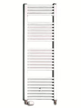 Biały kombinowany rurowy grzejnik łazienkowy Thermal Trend KD 132x45 cm odpowiedni do łazienki