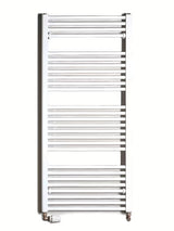 Biały kombinowany rurowy grzejnik łazienkowy Thermal Trend KD 60x132 cm, odpowiedni do łazienki
