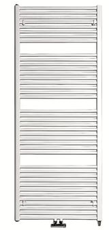 Biały kombinowany wodny grzejnik łazienkowy Thermal Trend KD 132x60 cm z podłączeniem bocznym i środkowym 50 mm