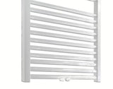 Biały kombinowany wodny grzejnik łazienkowy Thermal Trend KD 132x60 cm z podłączeniem bocznym i środkowym 50 mm