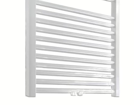 Biały kombinowany wodny grzejnik łazienkowy Thermal Trend KD 132x60 cm z podłączeniem bocznym i środkowym 50 mm