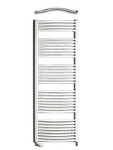 Biały kombinowany rurowy grzejnik łazienkowy Thermal Trend KDO 168x60 cm odpowiedni do łazienki i przedpokoju.