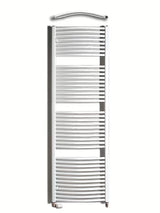 Biały kombinowany rurowy grzejnik łazienkowy Thermal Trend Kdo 60x185 cm do łazienki