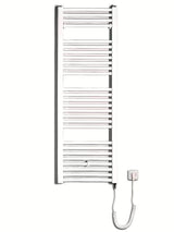 Biały prosty elektryczny grzejnik łazienkowy Thermal Trend 600x1680 mm z grzałką 600 W