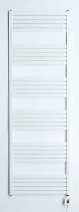 Biały elektryczny grzejnik łazienkowy Thermal Trend KH Economy 180x60 cm z termostatem KTX 4 i wyświetlaczem LED