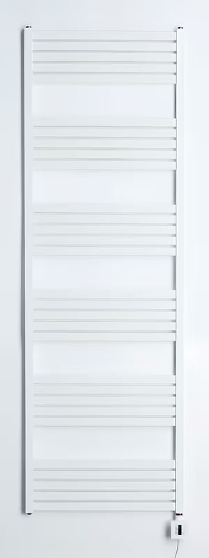 Biały elektryczny grzejnik łazienkowy Thermal Trend KH Economy 180x60 cm z termostatem KTX 4 i wyświetlaczem LED