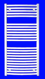 Biały kombinowany grzejnik rurowy grzejnik łazienkowy Thermal Trend KM 45x78,3 cm pro do łazienki i przedpokoju.