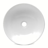 Biała umywalka nablatowa  Triomini Slim 38,5 x 38,5 cm z cienkościennej ceramiki