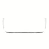 Białe umywalka nablatowa  Triomini Slim z cienkiej ceramiki, wykończenie bez przelewu.