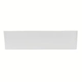 Biała prostokątna umywalka nablatowa  Triomini Slim z cienkościennej ceramiki, 55 x 39 cm