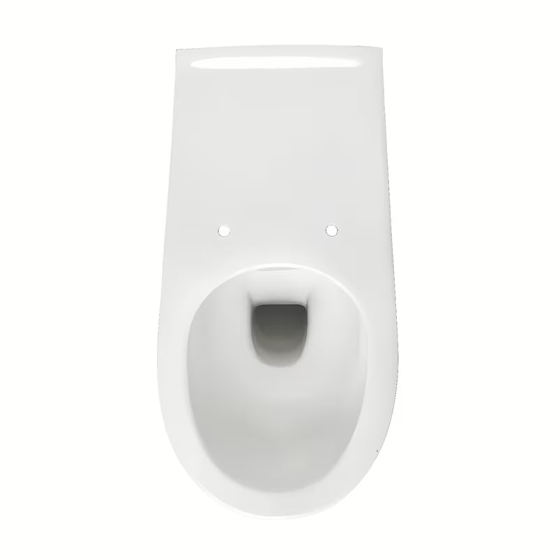 Białe miska WC wisząca Vitra z bezkołnierzowym spłukiwaniem pro łatwe utrzymanie czystości