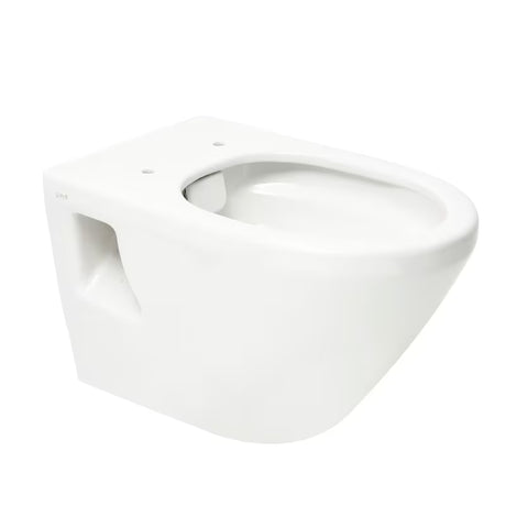 Biała miska WC wisząca vitra Integra bez układu spłukującego z technologią Rim-Ex i deską soft Close.