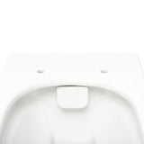 Biała miska WC wisząca vitra Integra bez układu spłukującego z technologią Rim-Ex i deską soft Close.