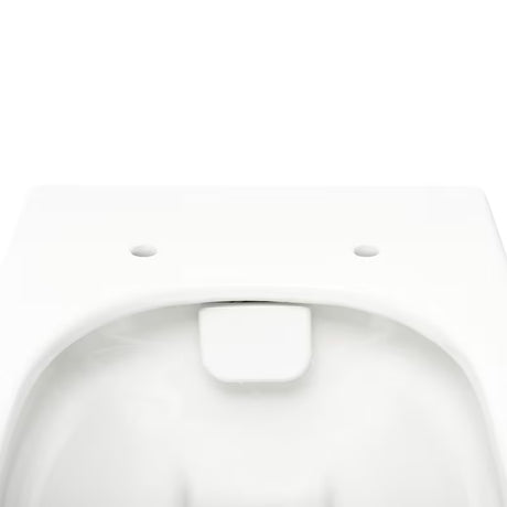 Biała miska WC wisząca vitra Integra bez układu spłukującego z technologią Rim-Ex i deską soft Close.