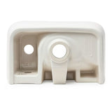 Biała ceramiczna mała umywalka Vitra Integra 37x22 cm z otworem na baterię po lewej stronie, w połysku