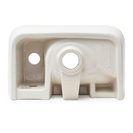Biała ceramiczna mała umywalka Vitra Integra 37x22 cm z otworem na baterię po lewej stronie, w połysku