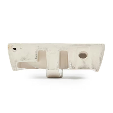 Biała ceramiczna mała umywalka Vitra Integra 37x22 cm z otworem na baterię po lewej stronie, w połysku