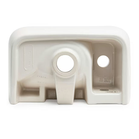 Biała ceramiczna mała umywalka Vitra Integra 37x22 cm z przelewem i otworem na baterię po prawej stronie