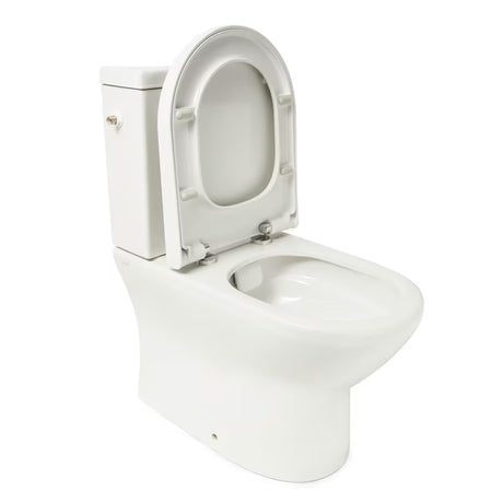 Biała KOMPAKT wc vitra Integra bez układu spłukującego z deską soft Close ze zbiornikiem
