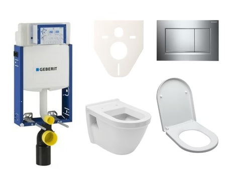 Zestaw WC podtynkowy vitra Integra do zabudowy z modułem, spłuczką Geberit i deską.