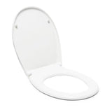 Biała DESKA sedesowa Vitra Normus z technologią soft Close, EasyLock i metalowymi zawiasami z ukrytym mocowaniem.