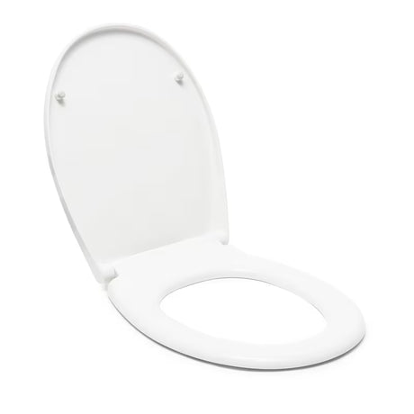 Biała DESKA sedesowa Vitra Normus z technologią soft Close, EasyLock i metalowymi zawiasami z ukrytym mocowaniem.