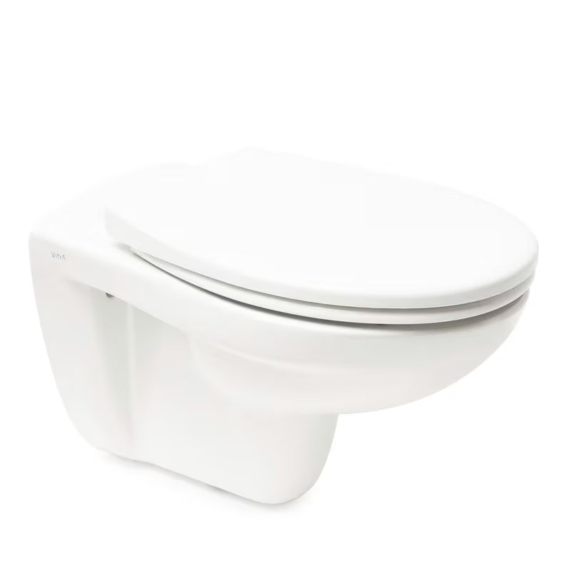 Białe miska WC wisząca vitra Normus z deską soft Close i funkcją QuickRelease